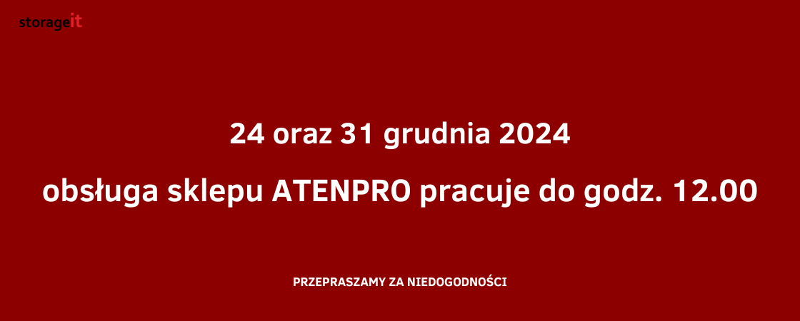 Skrócony czas pracy obsługi sklepu ATENPRO