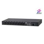 8-wyjściowe przełączalne eco PDU 1U 30A/32A z pomiarem na gniazdo PG8308G 8-wyjściowe przełączalne eco PDU 1U 30A/32A z pomiarem na gniazdo PG8308G